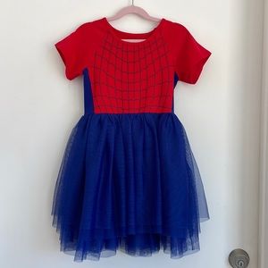 Taylor Joelle Spider-Man dress with tulle
